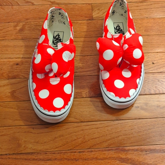 Disney Minnie's Bow/Tru Vans Sneakers - Picture 1 of 5
